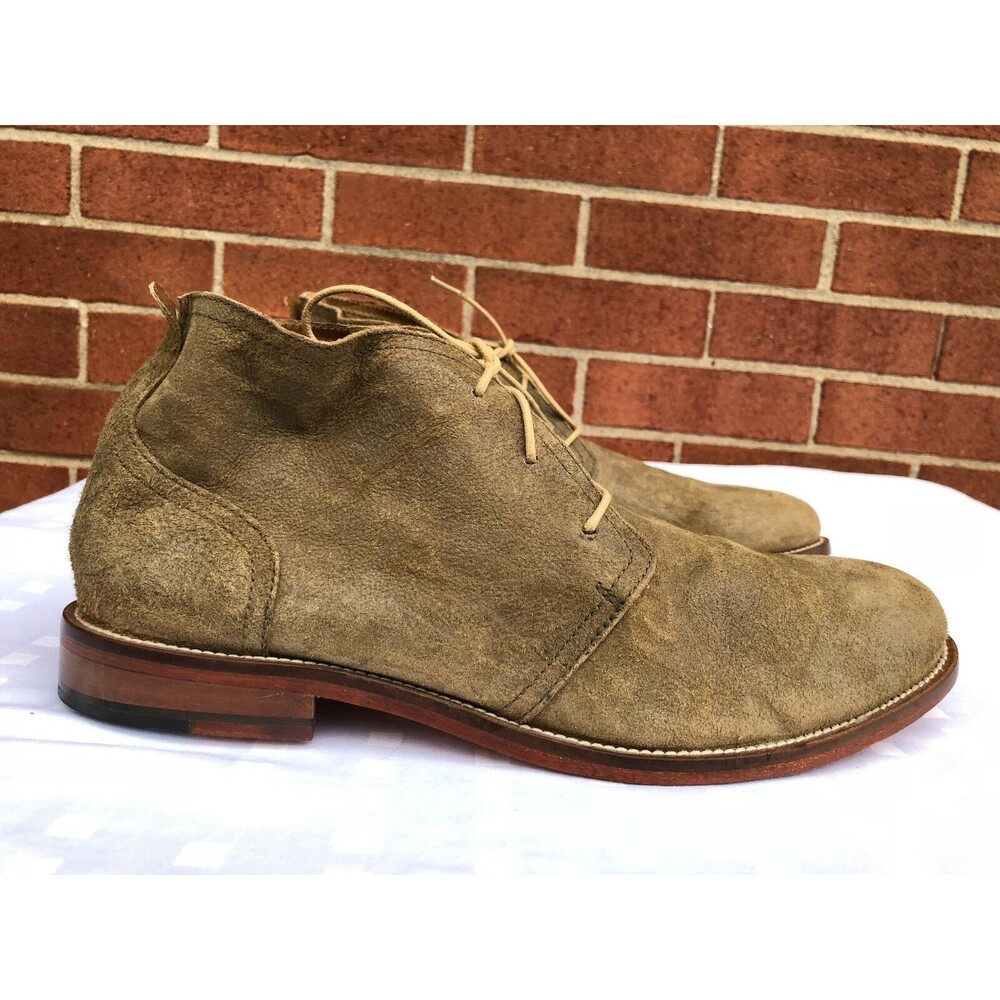 J Shoes Men Monarch distressed brown Suede Desert Ankle Chukka Boots US 10 M